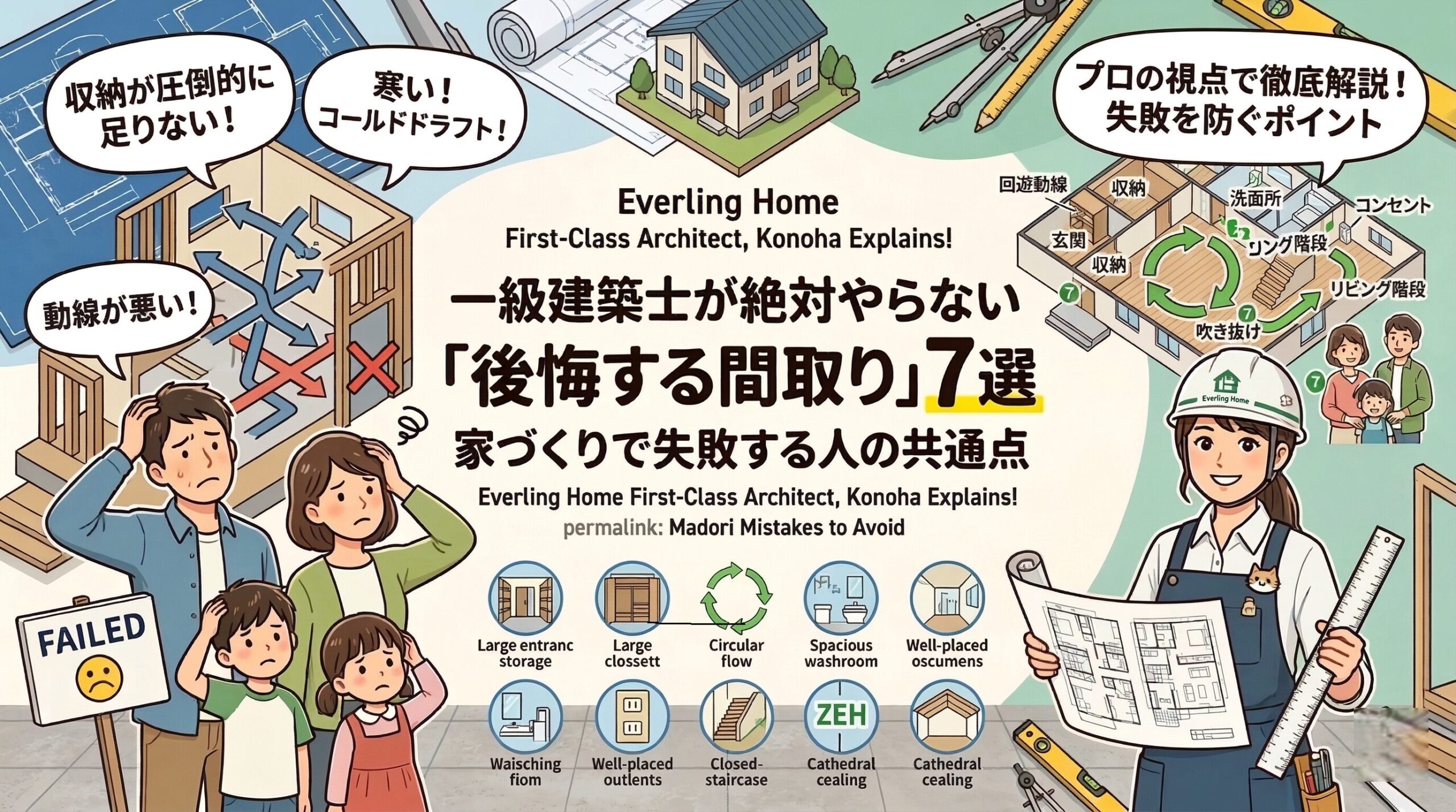 後悔する間取り