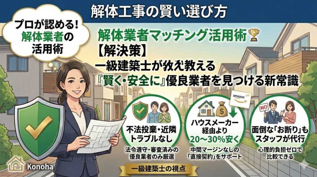 解体業者選びのポイント
