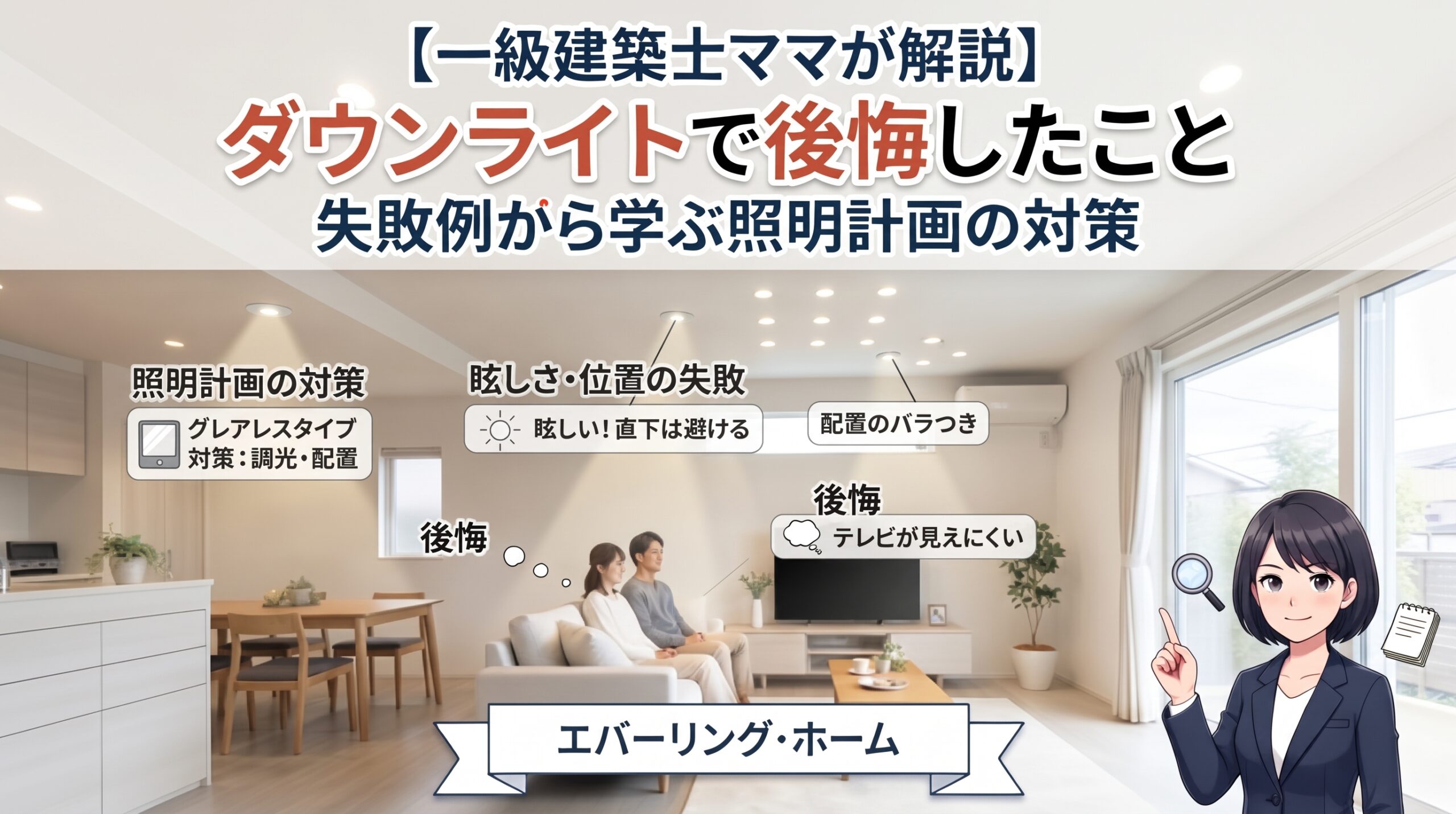 ダウンライトの計画